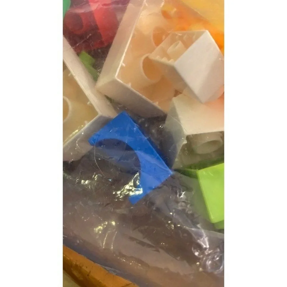 Slide Funny Blocks Marble Run Building Bricks Set with Baseplates Bulk Lot